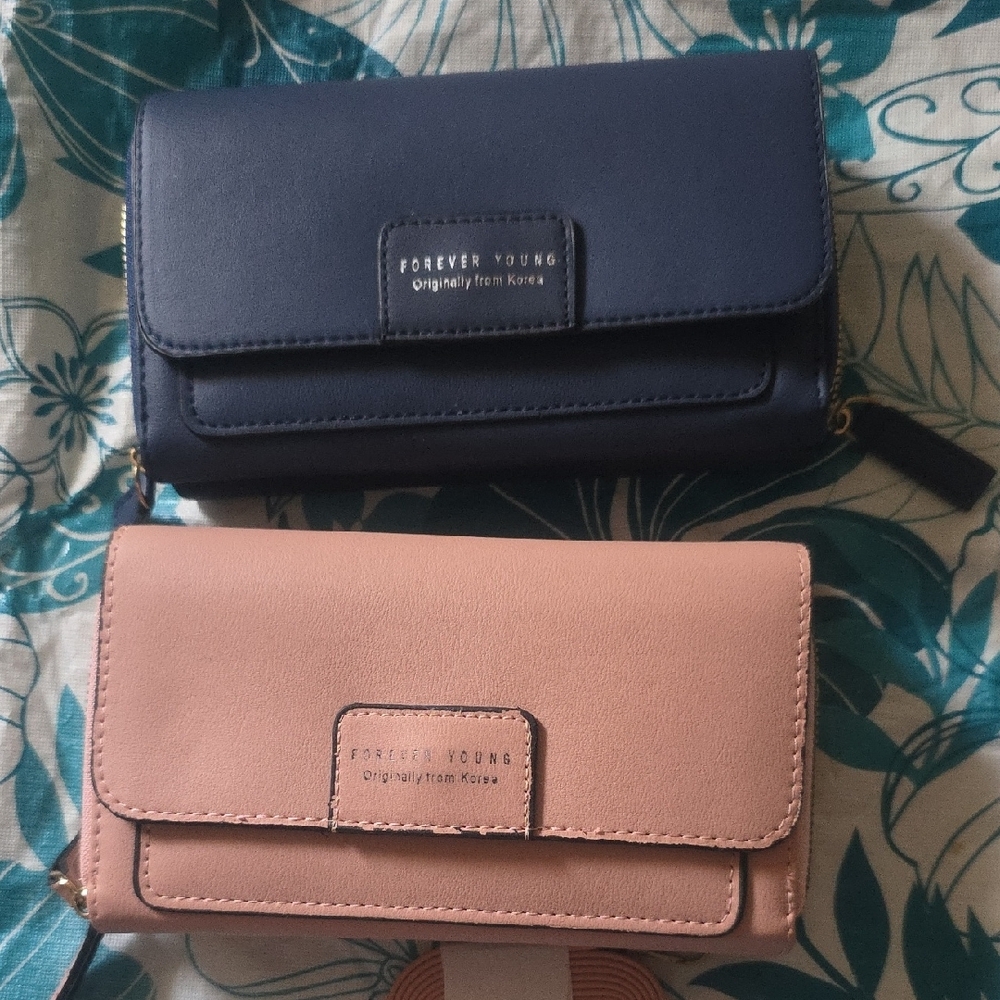 Forever Young Women's Navy and Pink Bags